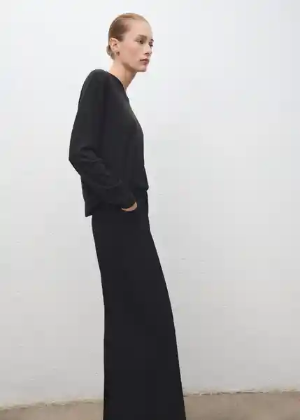 Saco Jersey Milo Antracita Talla S Mujer Mango