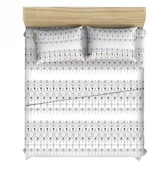 Juego Cama 100% Poliéster Estampado Nakoma 4-E 51374 Finlandek