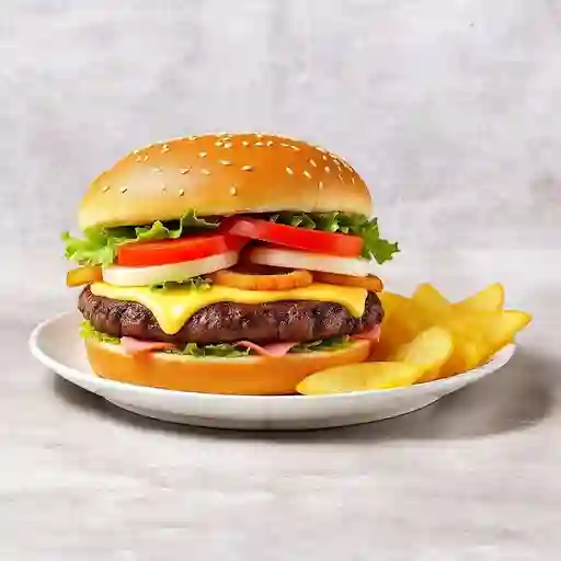 Hamburguesa sencilla