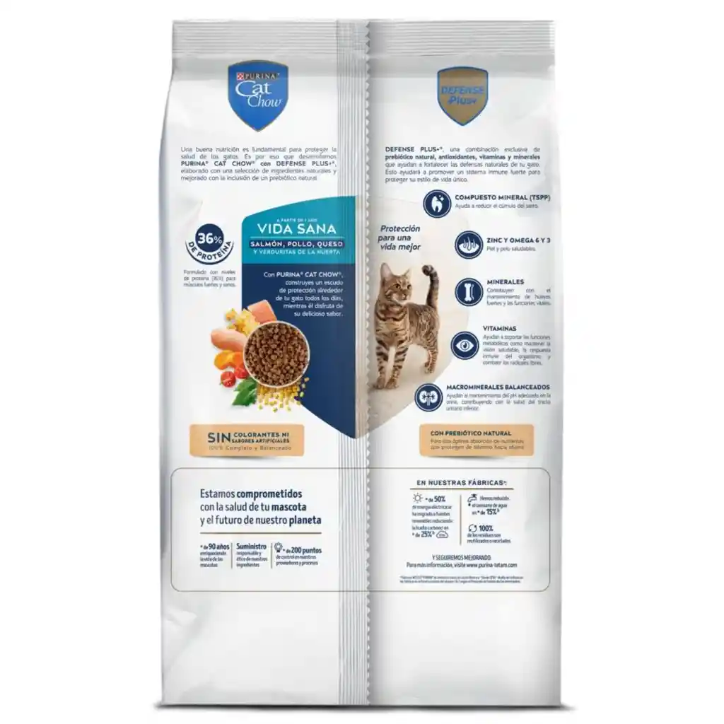 Comida para gatos Purina Cat Chow vida sana x 3kg