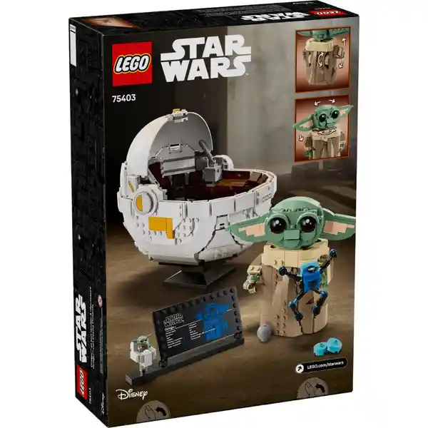 Lego Set de Construcción Grogu Con Aerocuna