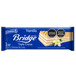 Galletas Bridge Wafer Vainilla Tri.crema