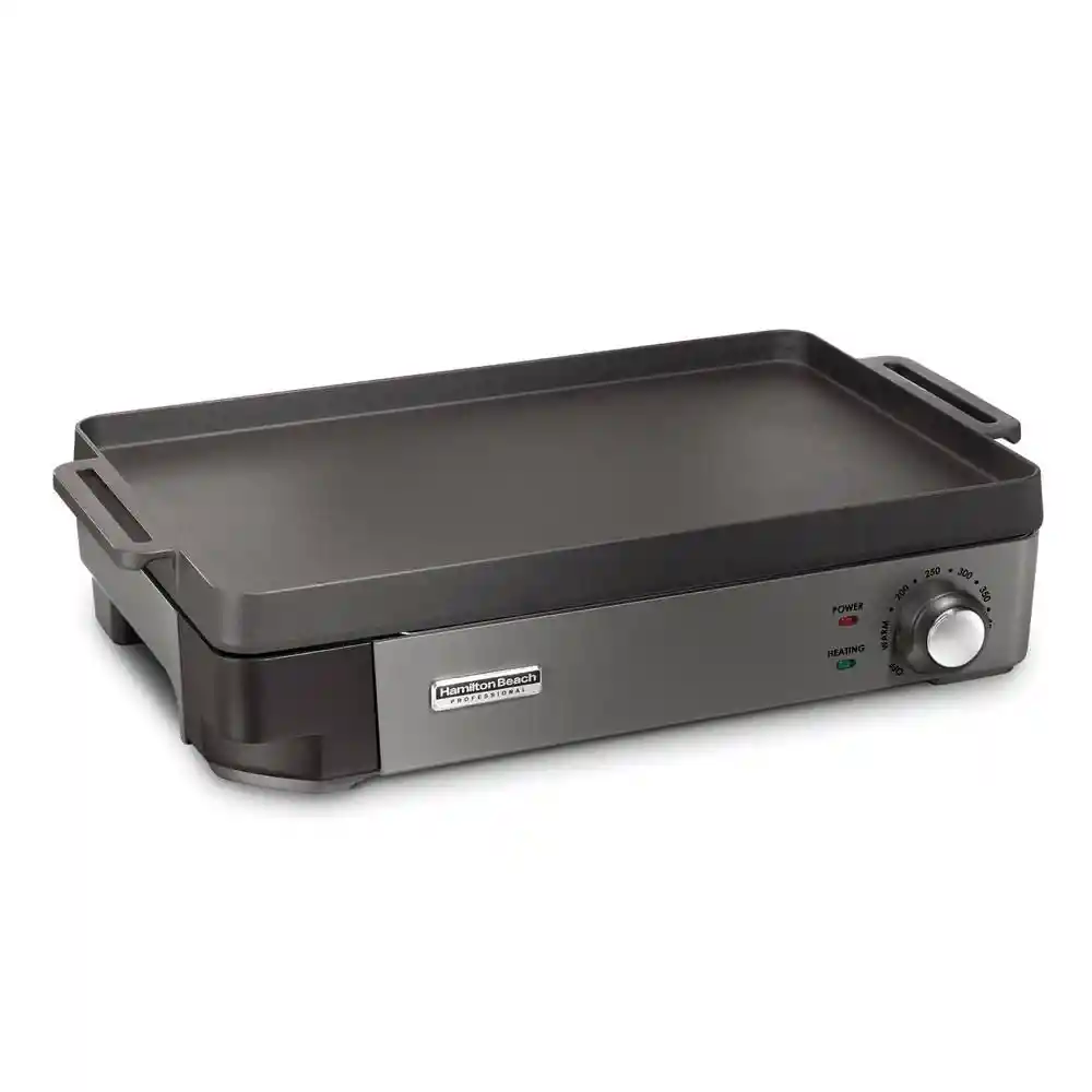 Plancha Electrica de Hierro Fundido Profesional Hamilton Beach 38560