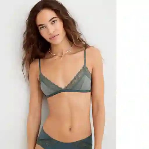 Bralette Verde Talla: X-Large American Eagle