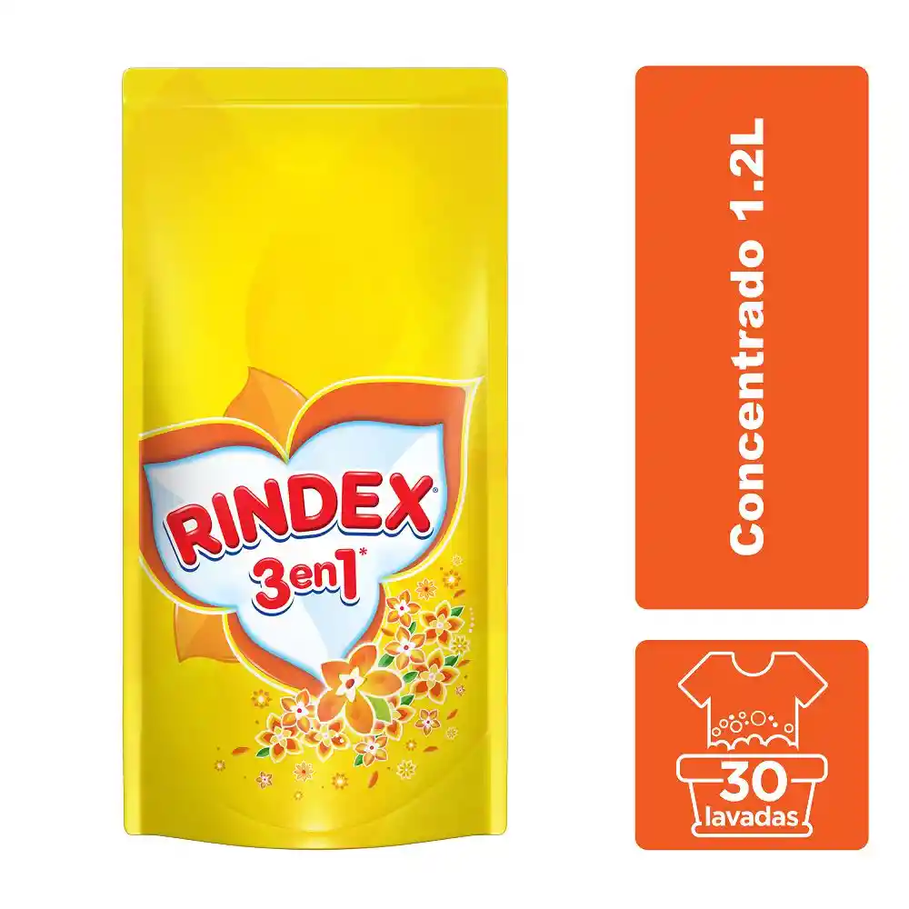 Rindex Detergente Liquido 2 en 1 Recarga