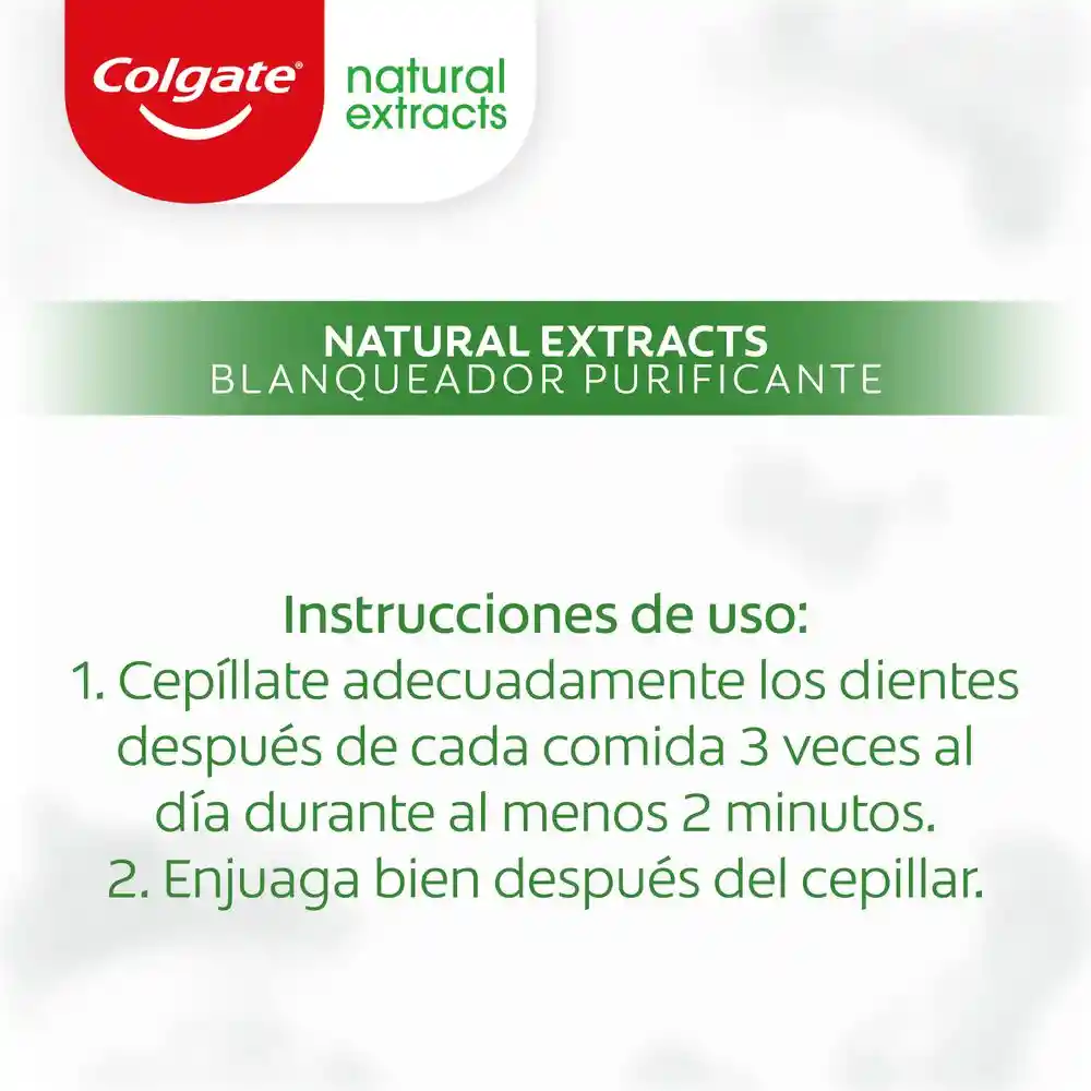 Crema Dental Colgate Natural Extracts Purificante