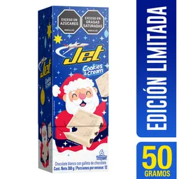 Jet Golosina Cookies & Cream Navidad 50 g x 6 Und