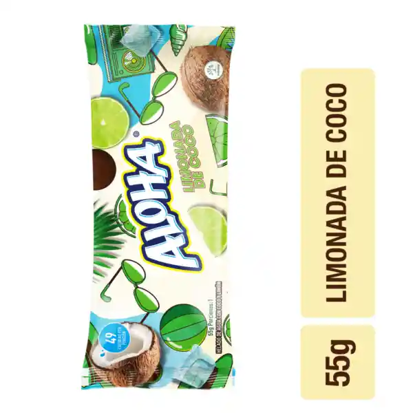 Aloha Paleta Sabor Limonada de Coco