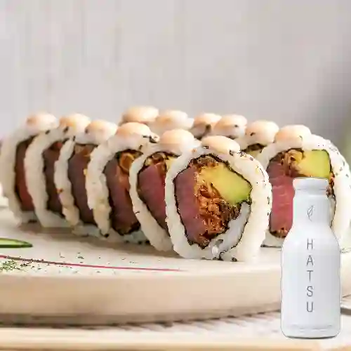 Combo Spicy Tuna Roll + Hatsu Blanco