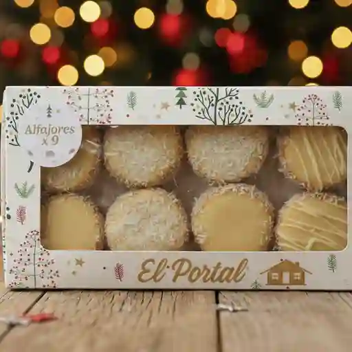 Caja de alfajores x 9 unidades