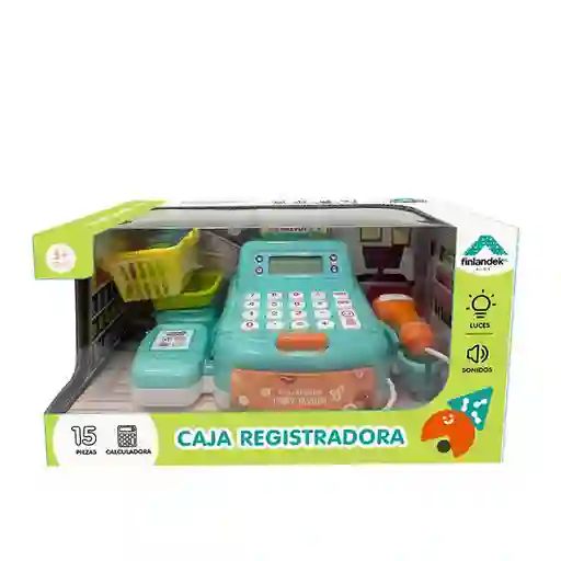 Caja Registradora Con Funciones Finlandek Kids