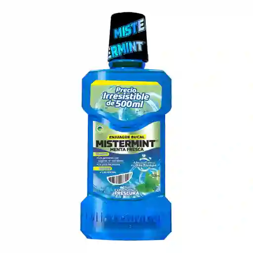 Enjuague Bucal Mistermint Menta Fresca