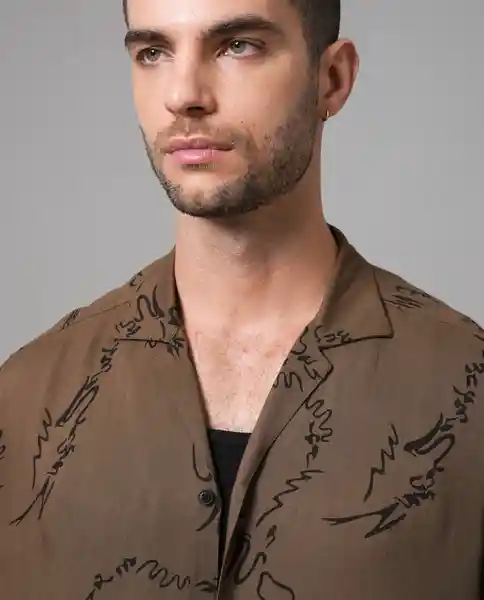 Camisa Hombre Café M 112 112G011_CAF181015 Rifle
