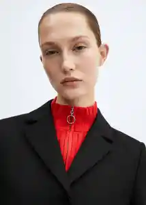 Abrigo New Negro Talla XL Mujer Mango