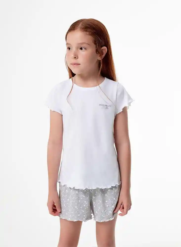 Pijama Corta/corta Inf 10-grisestdo