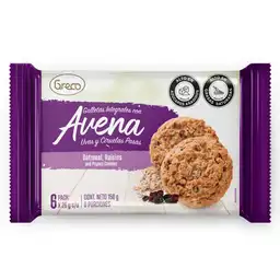 Greco Galleta Integral con Uvas y Ciruelas Pasas