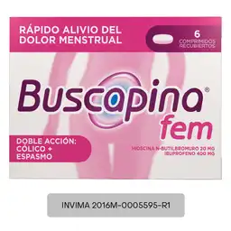 Buscapina Fem Comprimidos Recubiertos  