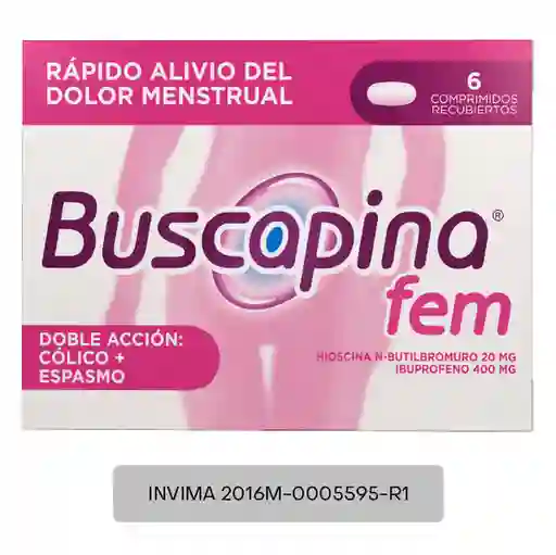 Buscapina Fem Comprimidos Recubiertos  