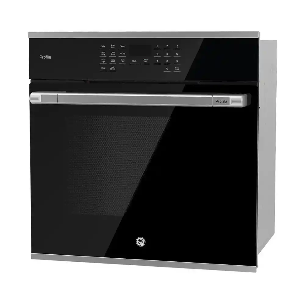 Horno de Convección a Gas Acero Inoxidable Con Vidrio Negro Ge Hgp6065lwi1