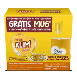 Leche en Polvo Klim Oferta Gratis Mug (480 Gr)