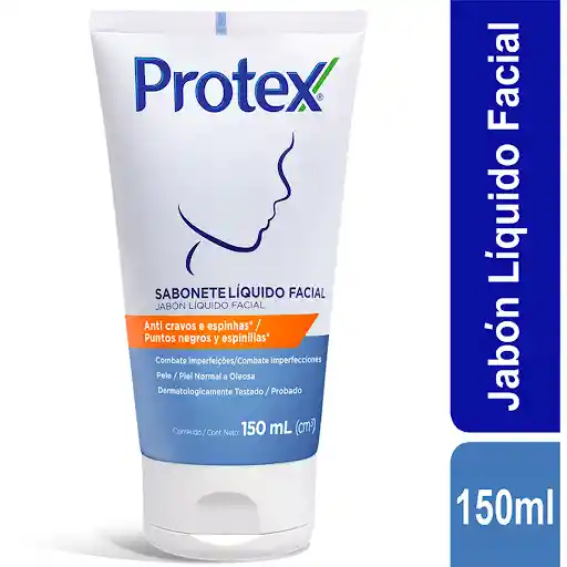 Jabón Liquido Facial Anti Protex Puntos Negros 150ml