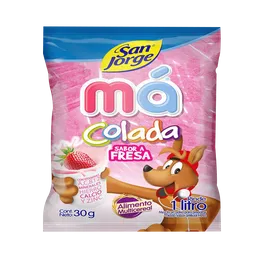 San Jorge Má Mezcla en Polvo para Colada Sabor a Fresa