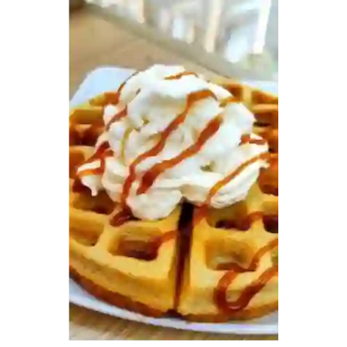 Waffle con Crema Chantilly