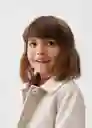 Abrigo Ennis Crudo Talla 71 Niña Mango