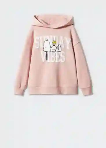 Buzo Sudadera Vibes Rosa Talla 12 Niña Mango