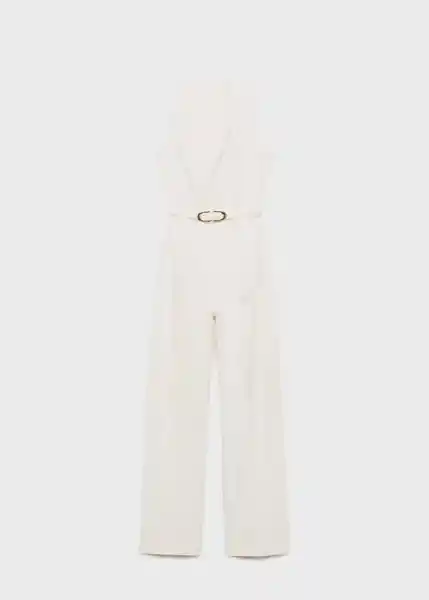 Enterizo Mono Padam Crudo Talla M Mujer Mango