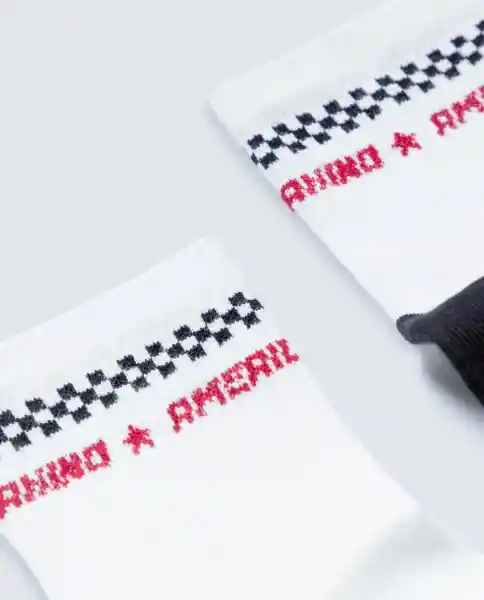 Medias Unisex Negro Talla 10-12 769G502_NEG190303 Americanino