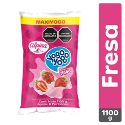 Yogo Yogo Yogurt Sabor a Fresa