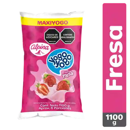 Yogo Yogo Yogurt Sabor a Fresa