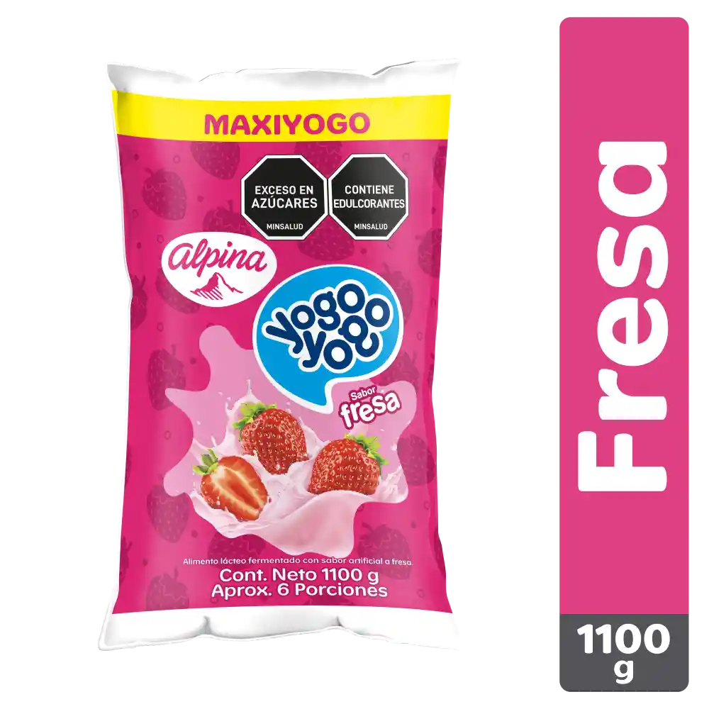 Yogo Yogo Yogurt Sabor a Fresa