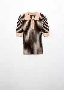 Buzo Jersey Carmín Camel Talla S Mujer Mango