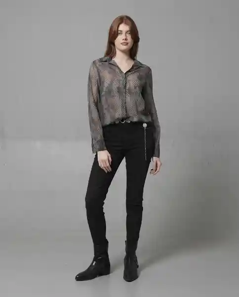 Camisa Mujer Verde Talla L 219G025_VER176212 Rifle