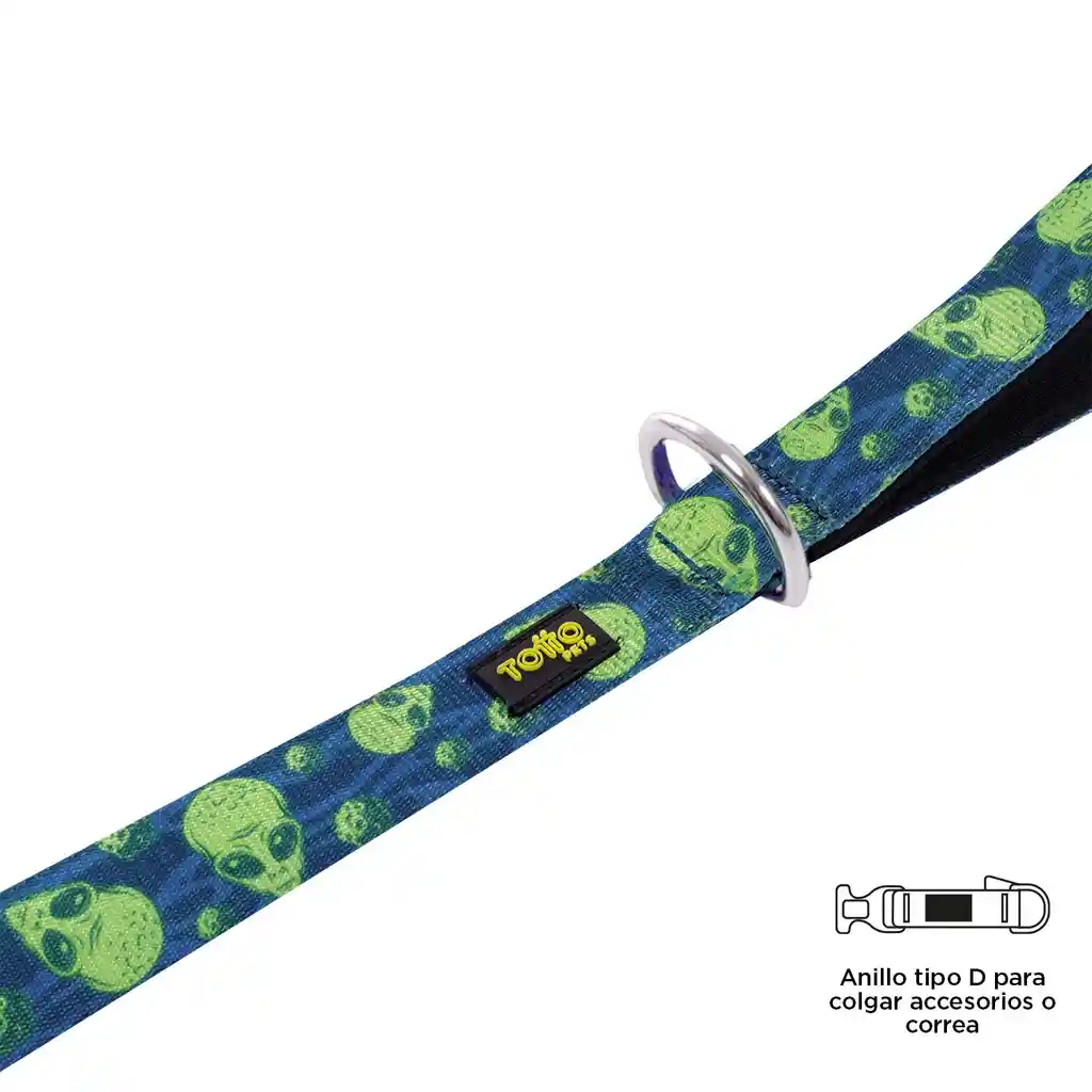 Correa Para Mascota Sencilla Odye S Azul