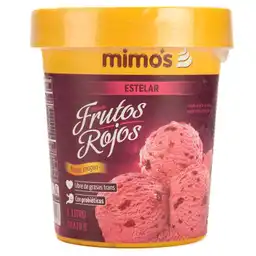 Mimos Estelar Helado de Frutos Rojos con Probióticos y sin Grasas Trans