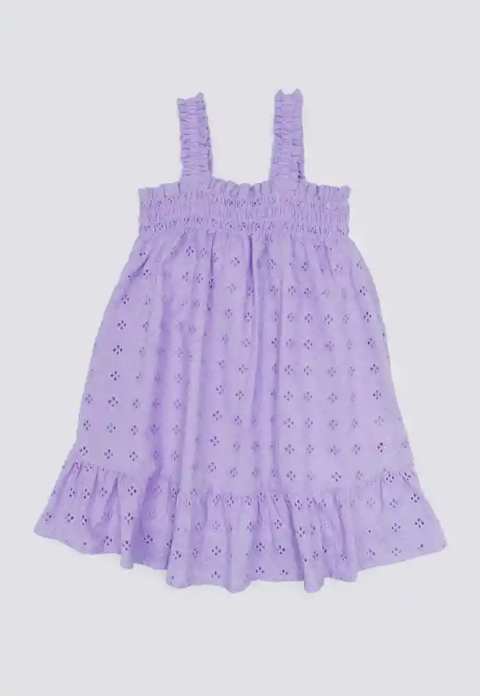 Vestido Tiras 6/9 Meses-lila