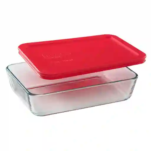 Pyrex Refractaria Rectangular Tapa 750 mL