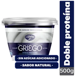 Yogurt Griego Sin Azúcar 500g