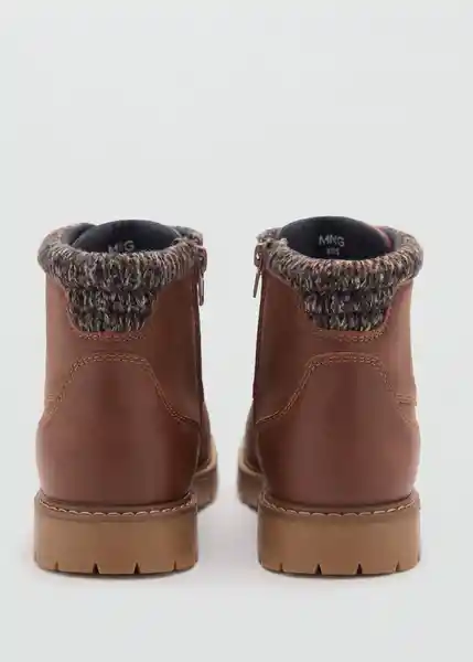 Botines Benc Chocolate Talla 38 Niños Mango