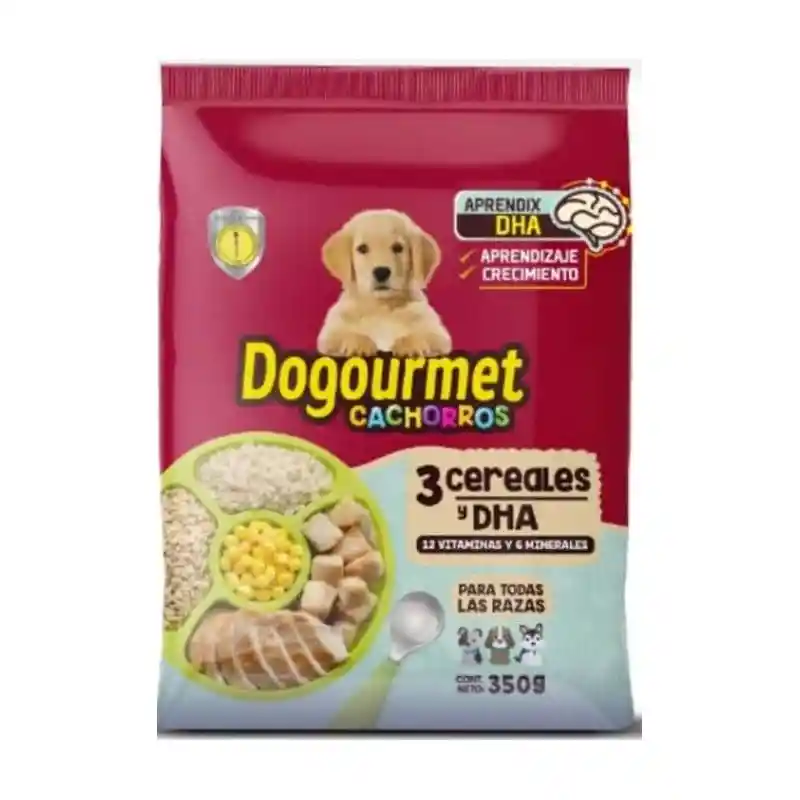 Dogourmet  Alimento para Perro Cachorros 3Cereales 350gr