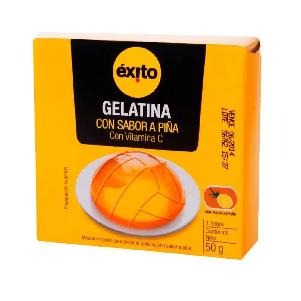 Exito gelatina pina