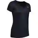 Tech Short Sleeve V Neck Talla Md Camisetas Negro Para Mujer Marca Under Armour Ref: 1255839-002
