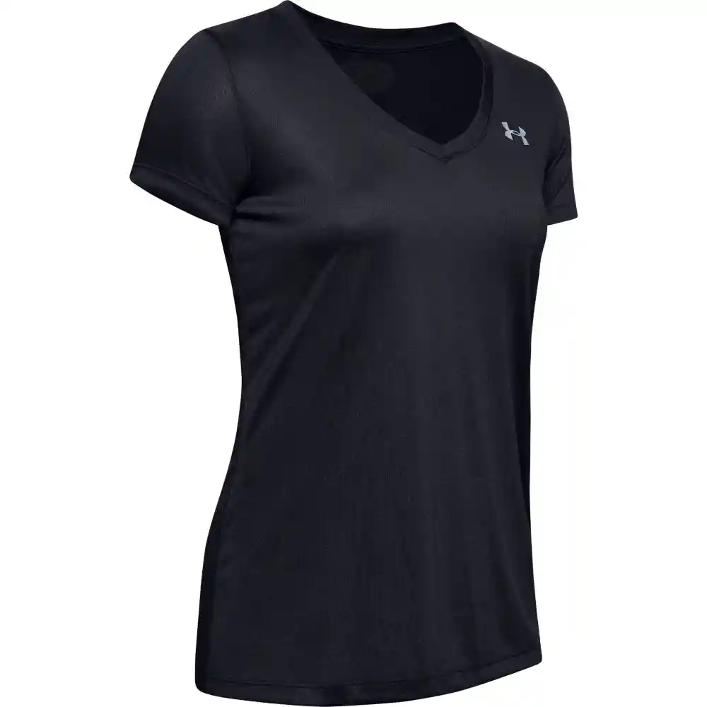 Tech Short Sleeve V Neck Talla Md Camisetas Negro Para Mujer Marca Under Armour Ref: 1255839-002