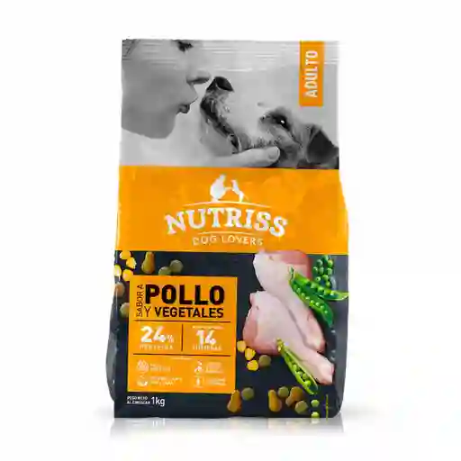 Nutriss Alimento para Perro Adulto Pollo y Vegetales