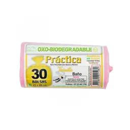 Oxo- Biodegradable Rollo de Bolsas para Basura Aroma a Vainilla