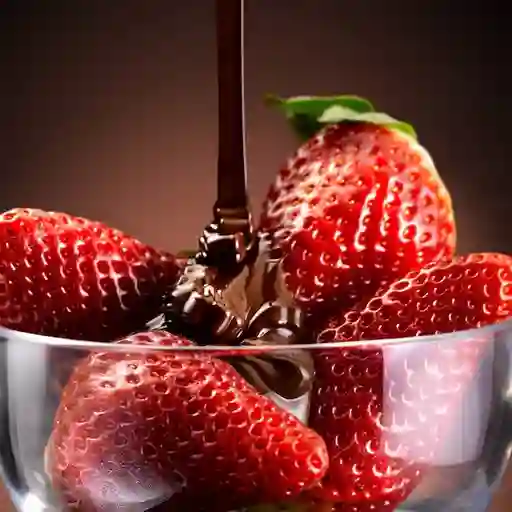 Fresas con chocolate amargo 14oz