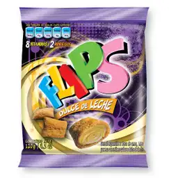 Flips Cereal Relleno con Dulce de Leche